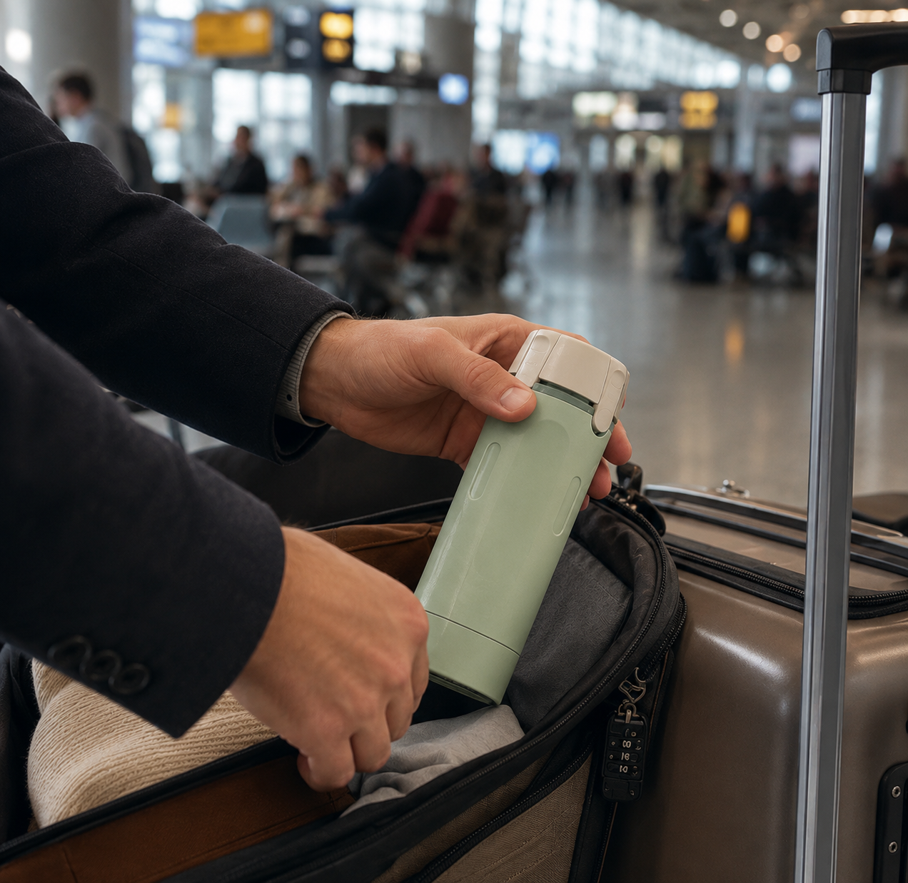 Aurova 4-in-1 Refillable Travel Dispenser
